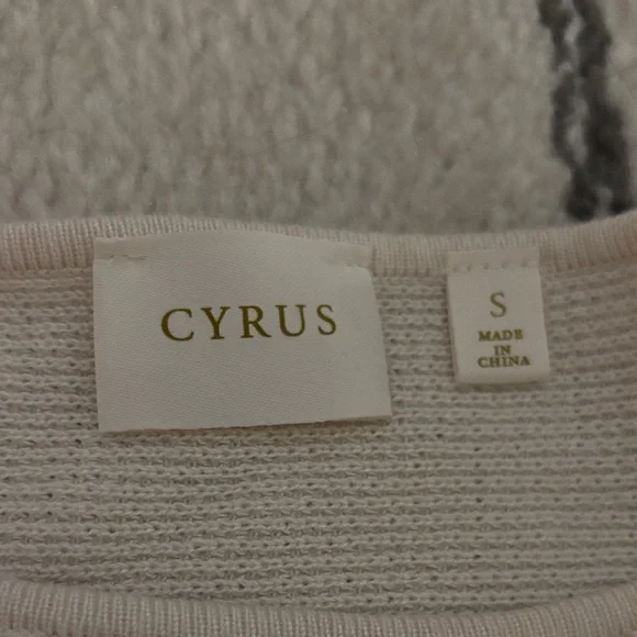 Cyrus Cream Crew Neck Sweater - Picture 2 of 2